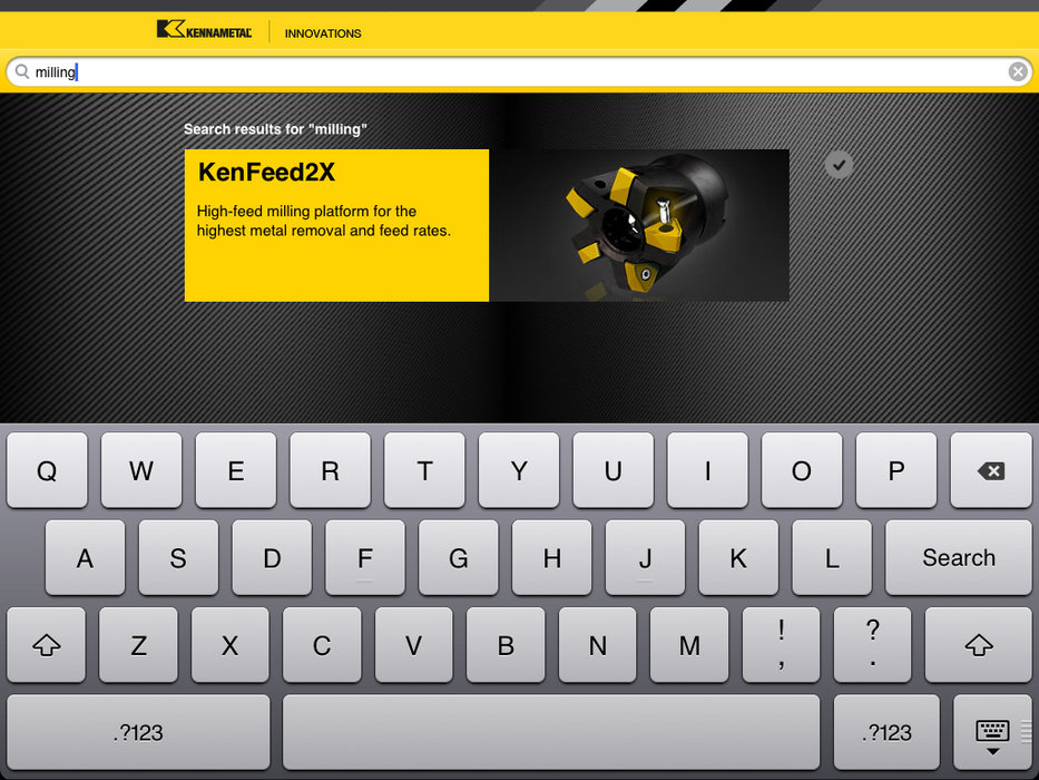 Introducing the “Kennametal Innovations” iPad<sup>®</sup> Application